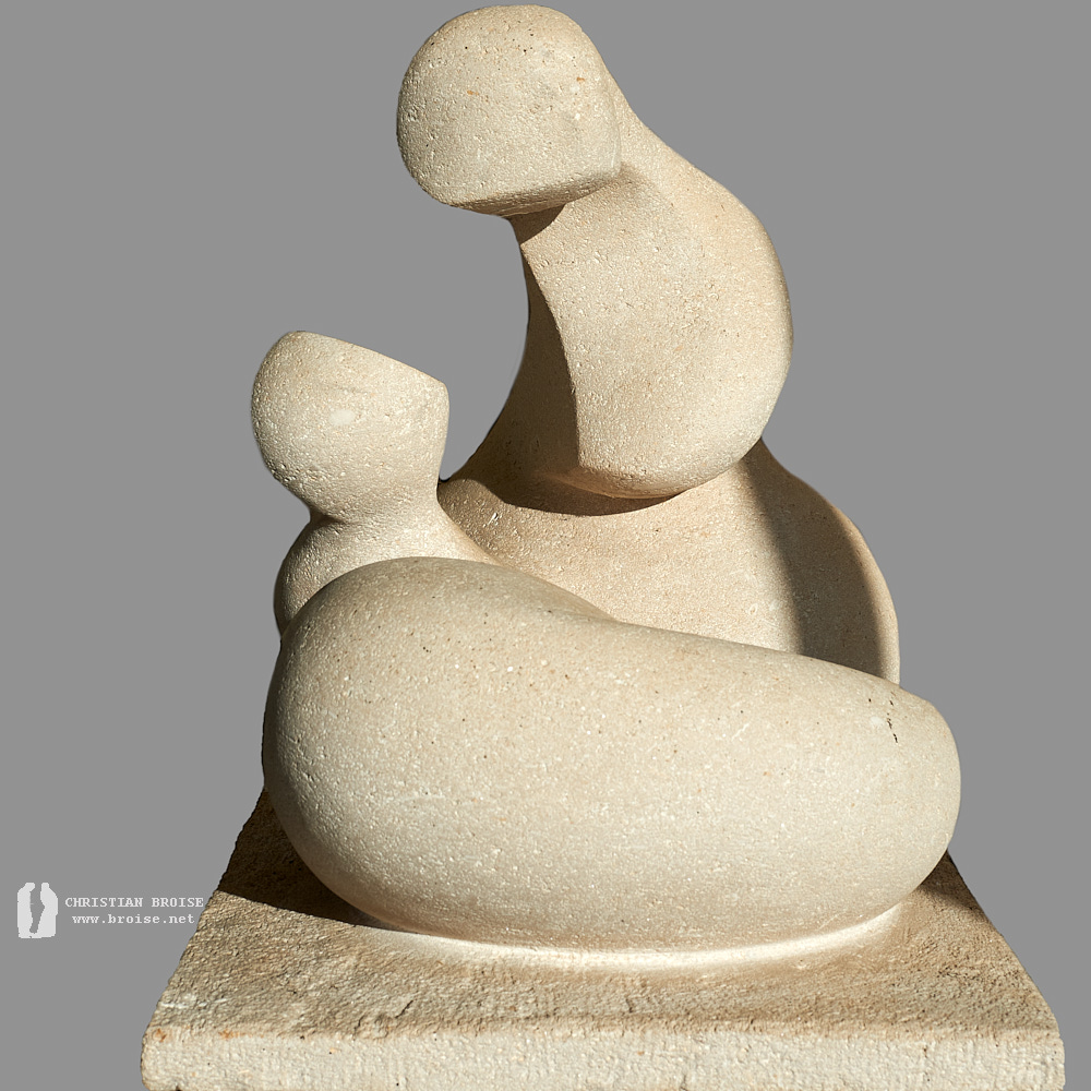 Figure assise 1 (Pierre D'Eurville) de Christian Broise
